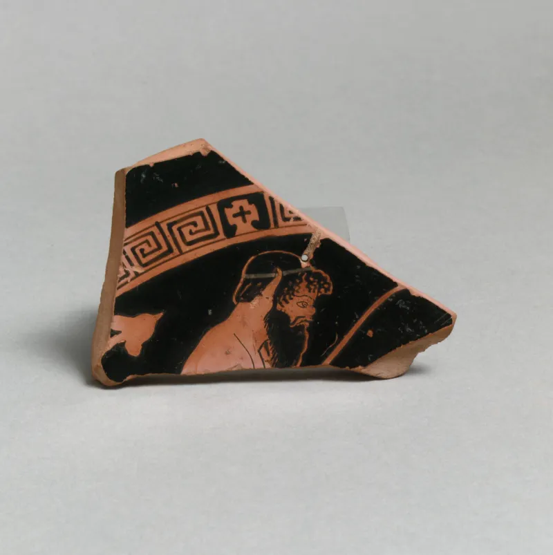 Fragment Of A Terracotta Kylix (Drinking Cup) Met 