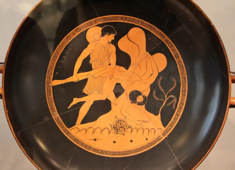 Pittore Di Douris Kylix Con Teseo Che Spinge Scirone In Mare, 480 Ac 02 Da Vulci, 