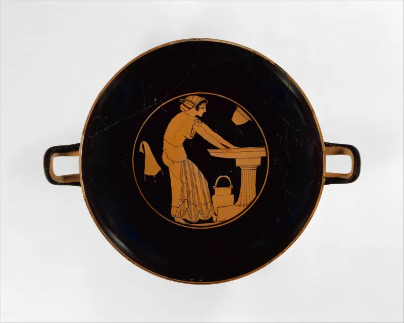 Terracotta Kylix (Drinking Cup) Met 
