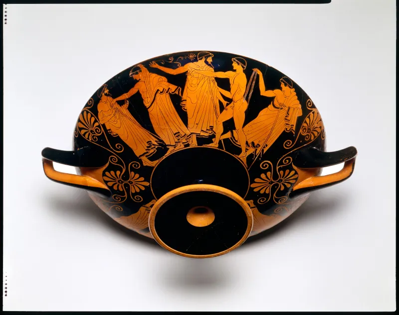 Terracotta Kylix (Drinking Cup) Met 