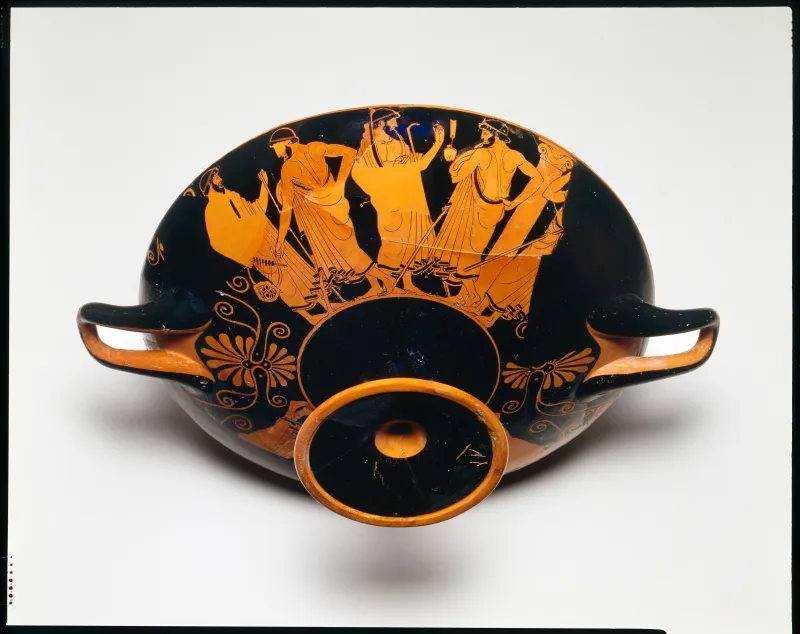 Terracotta Kylix (Drinking Cup) Met 