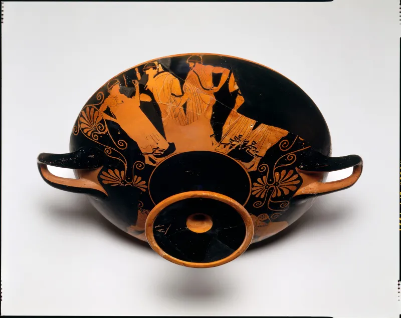 Terracotta Kylix (Drinking Cup) Met 