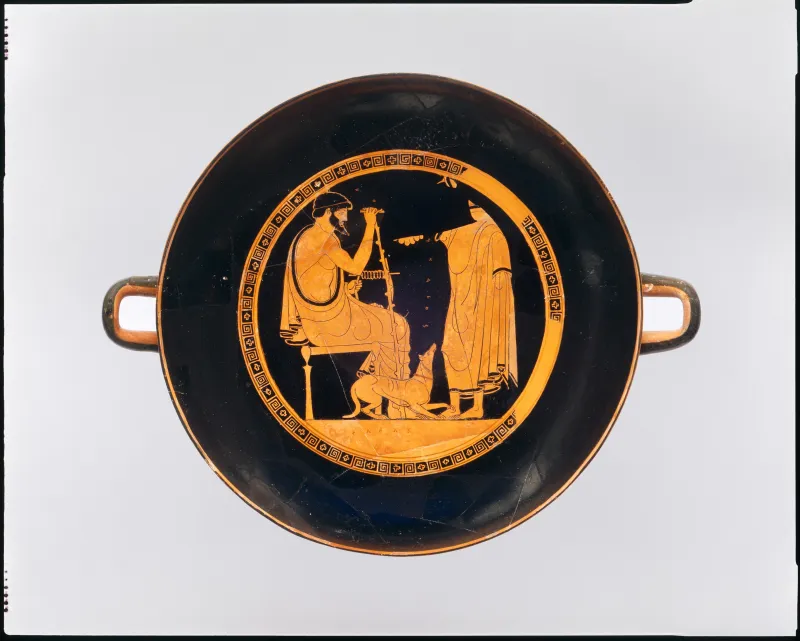 Terracotta Kylix (Drinking Cup) Met 