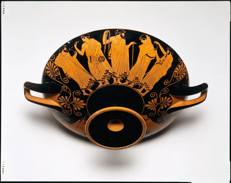 Terracotta Kylix (Drinking Cup) Met 