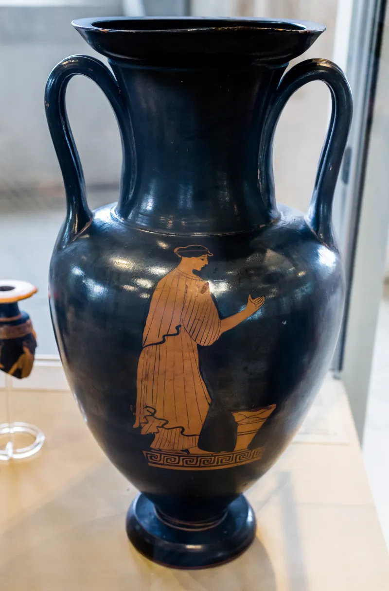 Dresden Painter Arv 655 2 Nike With Tainiai Flying To Altar - Woman Standing At 