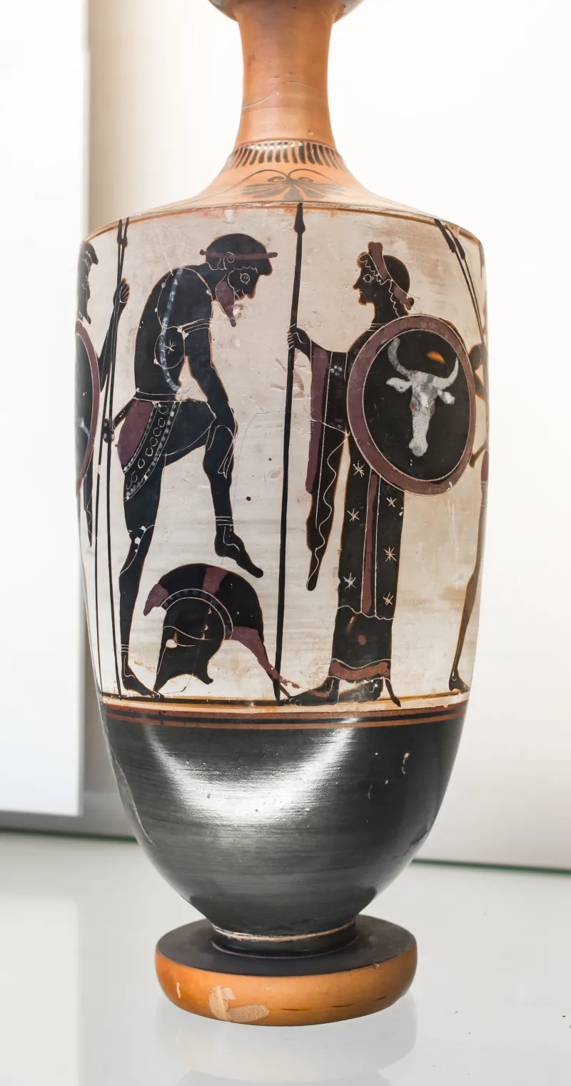 Edinburgh Painter - Abv 476 Extra - Warrior Arming - London Bm 1863-0728-3 - 