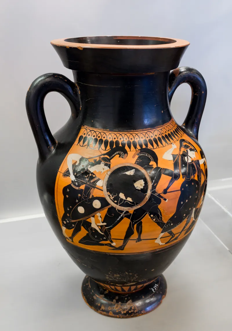 Near The Edinburgh Painter - Abv 479 1 - Athena Fighting Giants - Frankfurt Am Β 342 - 