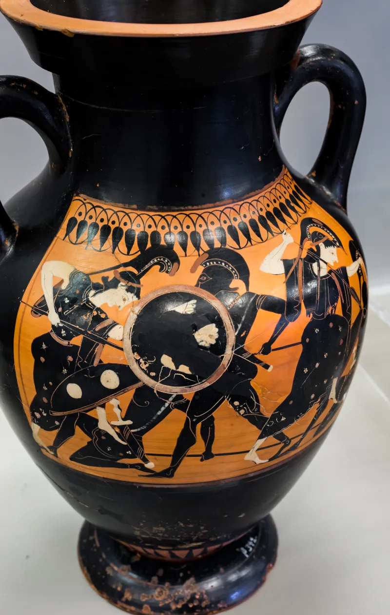 Near The Edinburgh Painter - Abv 479 1 - Athena Fighting Giants - Frankfurt Am Β 342 - 