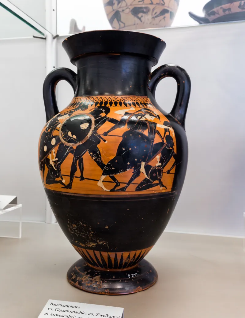 Near The Edinburgh Painter - Abv 479 1 - Athena Fighting Giants - Frankfurt Am Β 342 - 