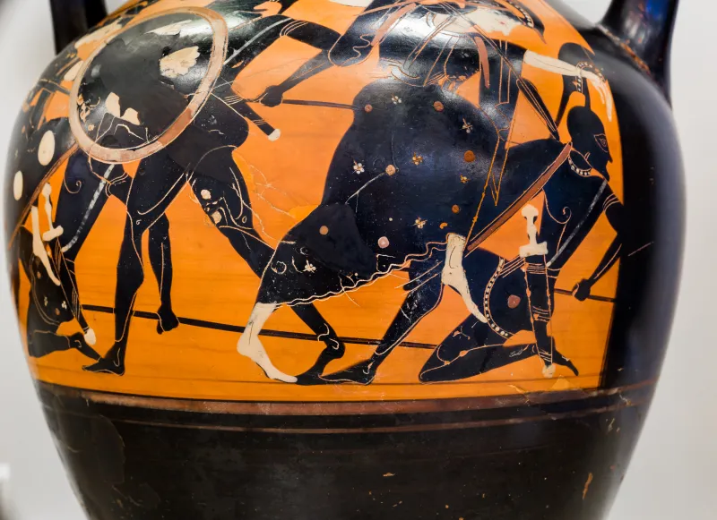 Near The Edinburgh Painter - Abv 479 1 - Athena Fighting Giants - Frankfurt Am Β 342 - 