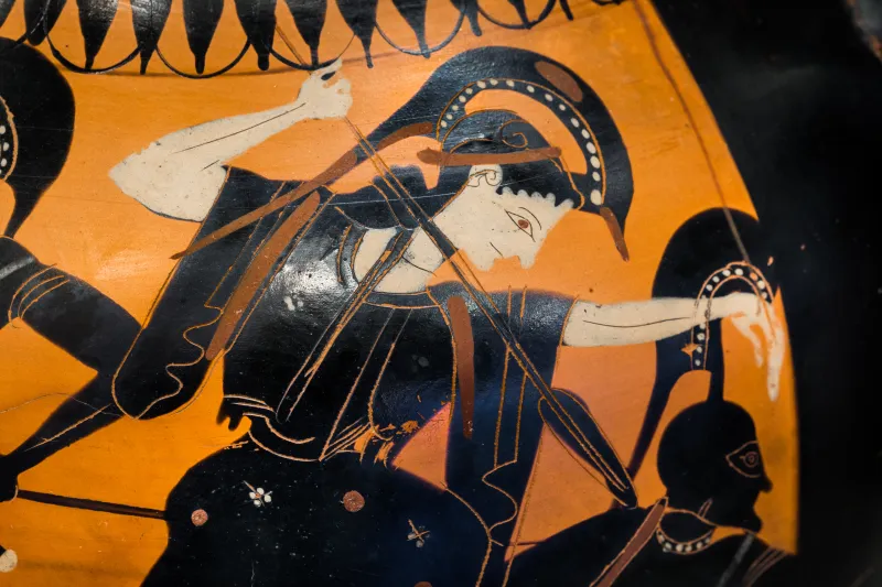 Near The Edinburgh Painter - Abv 479 1 - Athena Fighting Giants - Frankfurt Am Β 342 - 