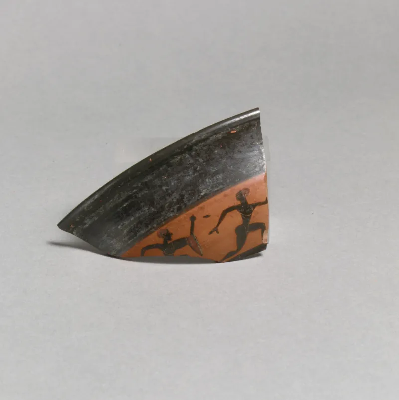 Fragment Of A Kylix- Band-Cup (Drinking Cup) Met 