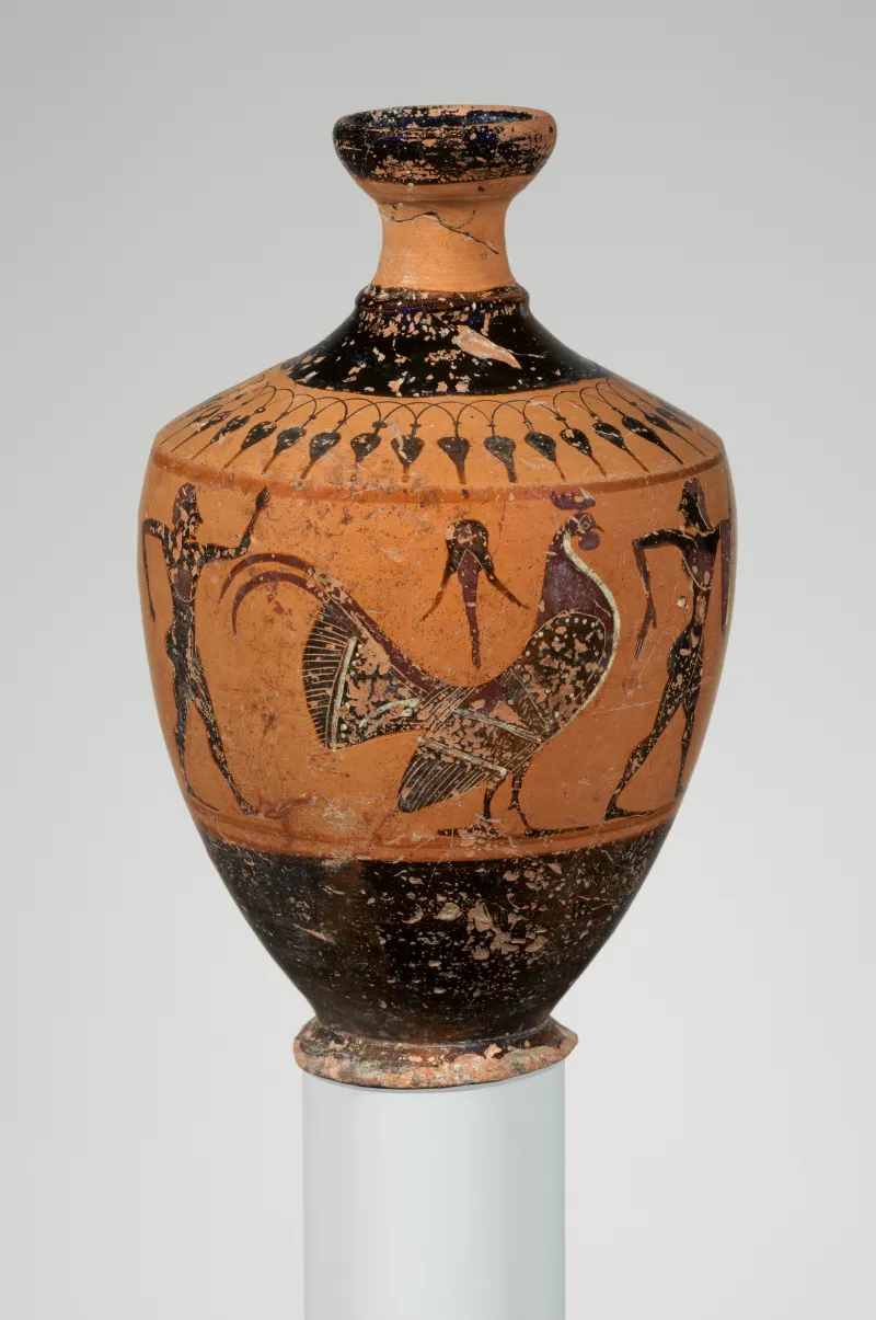 Terracotta Lekythos (Oil Flask) Met 