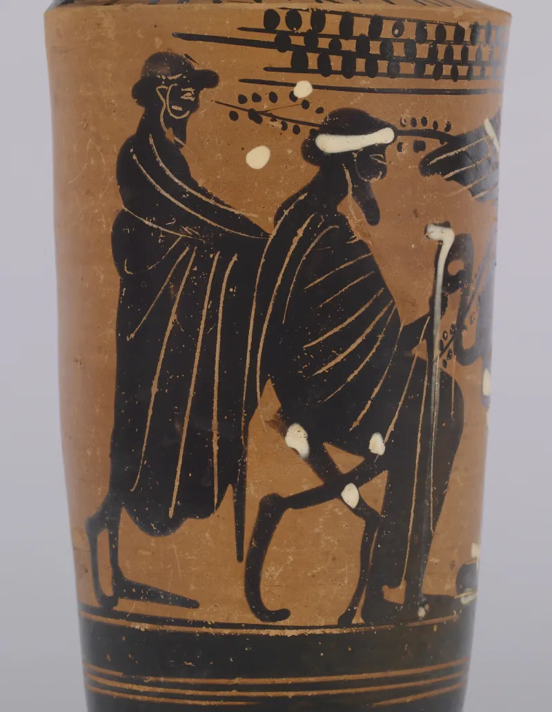 Emporion Painter - The Sphinx On A Pedestal - Walters 48238 - Left 