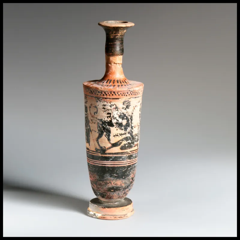 Terracotta Lekythos (Oil Flask) Met 