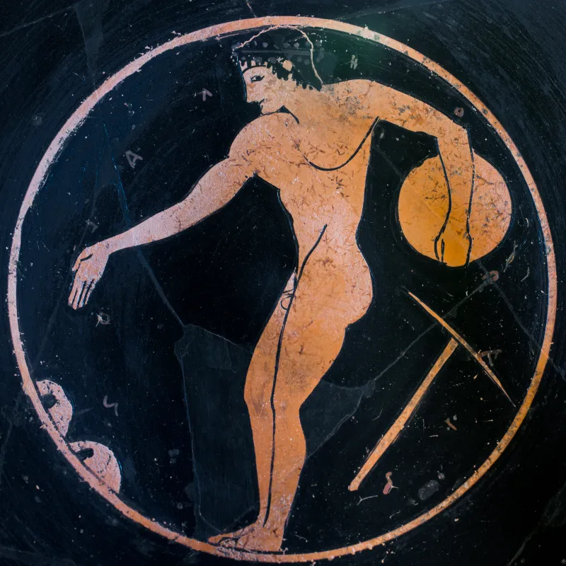 Circle Of The Epeleios Painter Arv 152 7Extra Discus Thrower 