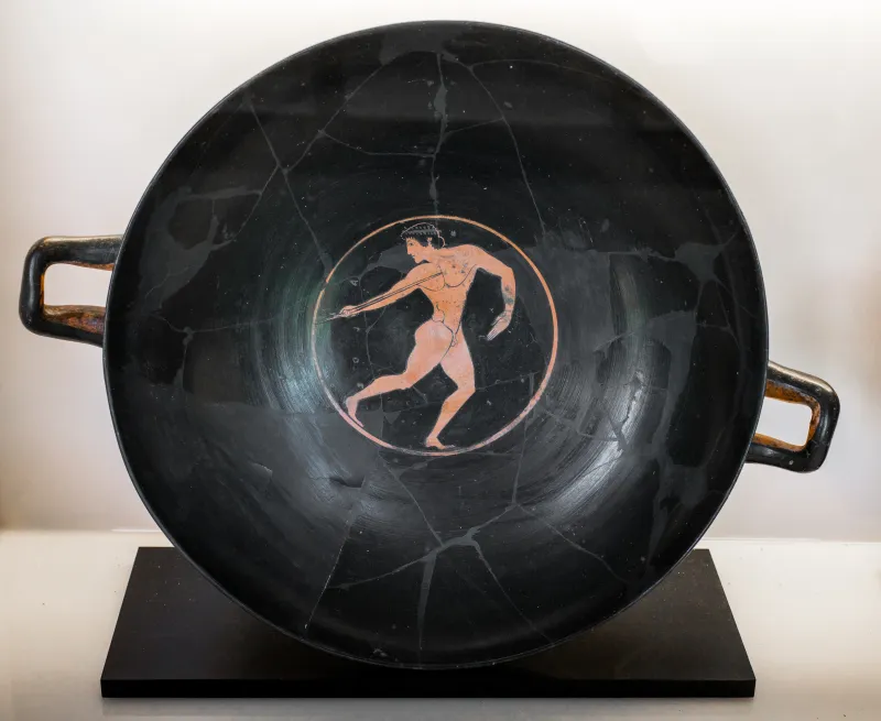 Circle Of The Epeleios Painter Arv 152 8Extra Javelin Thrower 