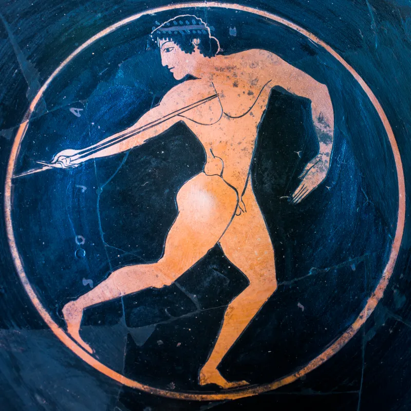 Circle Of The Epeleios Painter Arv 152 8Extra Javelin Thrower 