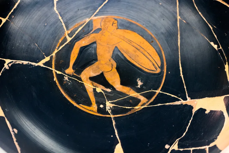 Manner Of The Epeleios Painter - Arv 149 14 - Hoplite - Fight - Firenze Man 3965 - 