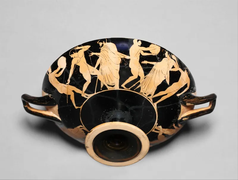 Terracotta Kylix (Drinking Cup) Met 