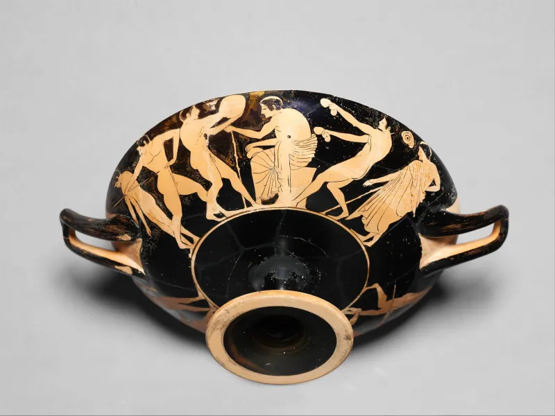 Terracotta Kylix (Drinking Cup) Met 
