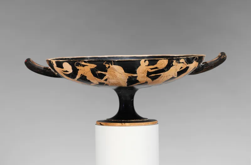 Terracotta Kylix (Drinking Cup) Met 