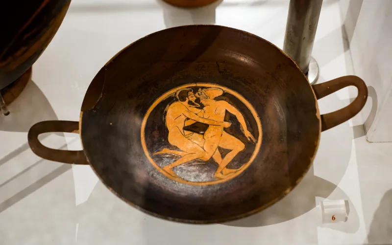 Manner Of Epiktetos - Arv 80 12 - Man Assaulting Hetaira - Athens Nam 