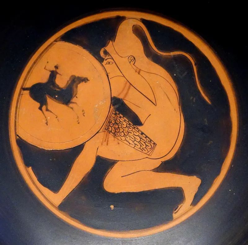 Red-Figure Kylix Scythian Archer (Boston Mfa 