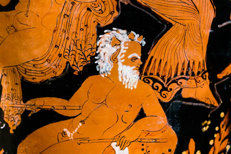 Erbach Painter 1418 3 Apollon And Marsyas With Eros And Satyrs And Maenads - Athlete Between Two Youths 