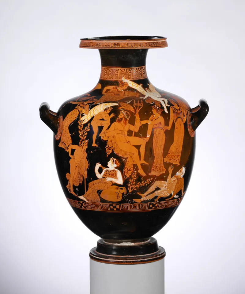 Terracotta Hydria- Kalpis (Water Jar) Met 