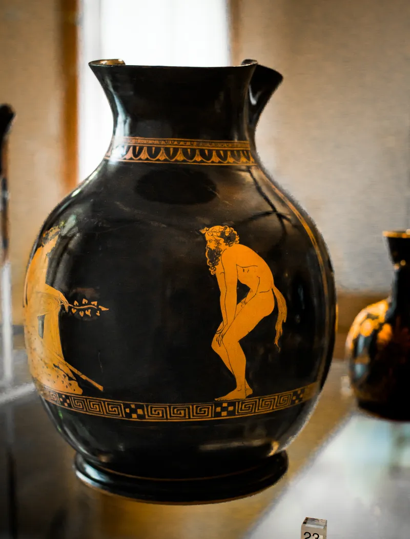 Eretria Painter Arv 1249 12Bis Maenad And Satyr 