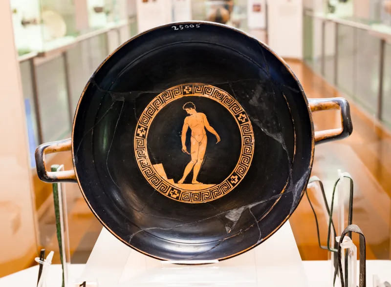 Eretria Painter - Arv 1254 83 - Athletes In The Palaestra - Roma Mnevg 25005 - 