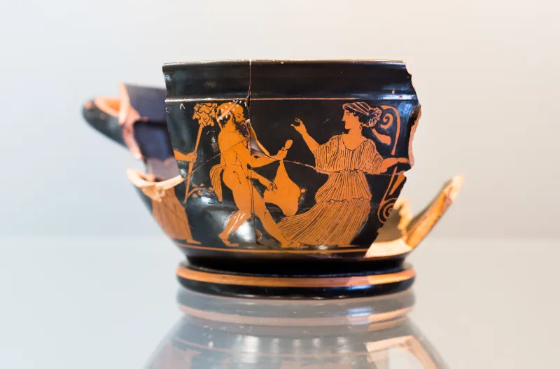 Near The Eretria Painter Arv 1256 7 Satyrs And Maenads 
