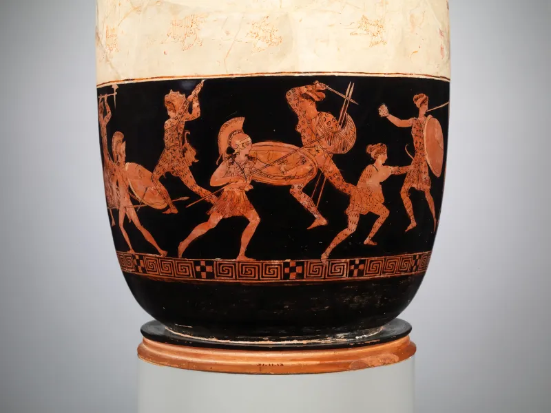 Terracotta Lekythos (Oil Flask) Met 