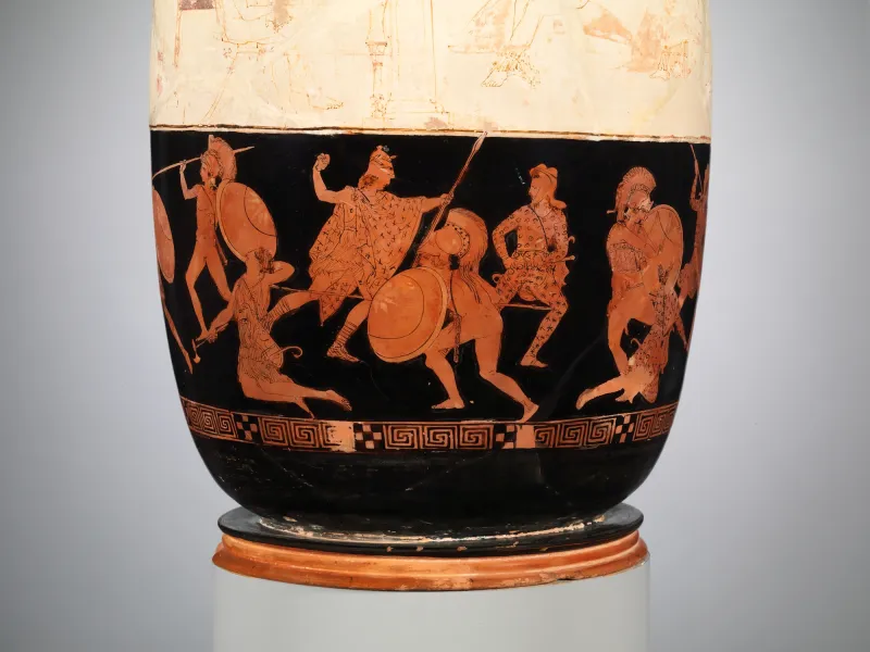 Terracotta Lekythos (Oil Flask) Met 