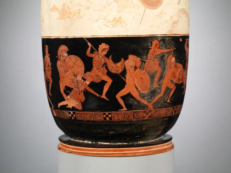 Terracotta Lekythos (Oil Flask) Met 