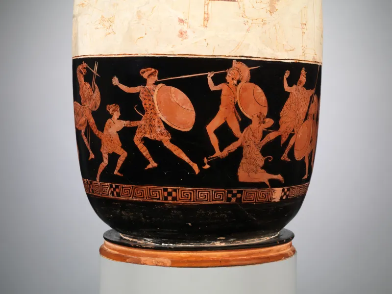 Terracotta Lekythos (Oil Flask) Met 