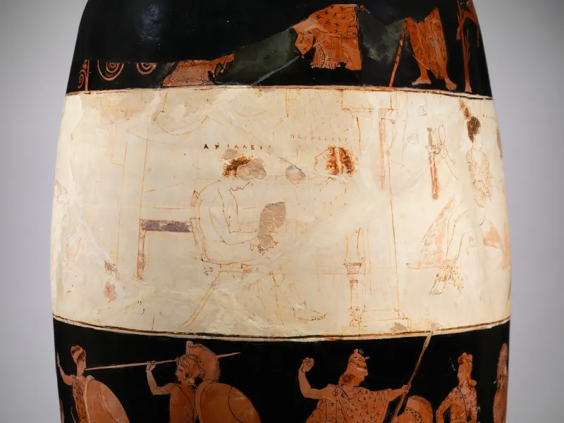 Terracotta Lekythos (Oil Flask) Met 