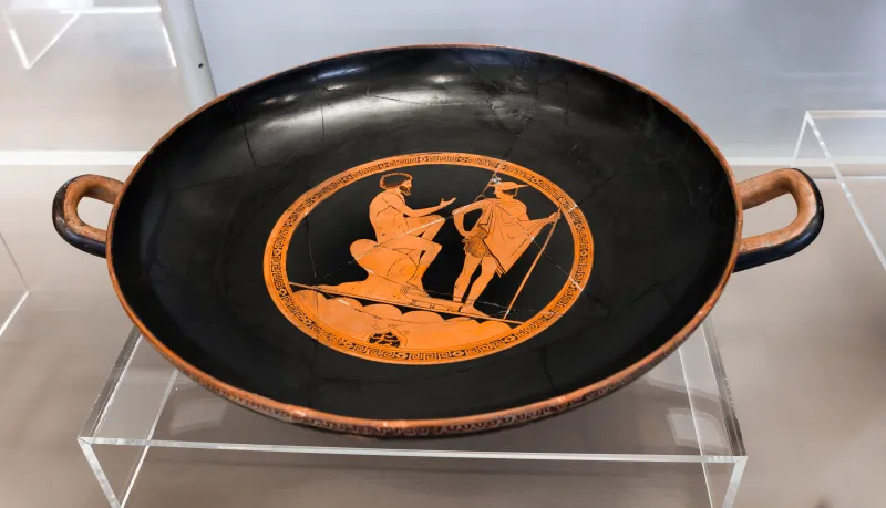 Euaion Painter - Arv 796 117 - Theseus And Skiron - Boreas And Oreithyia - Theseus Pursuing Woman - Frankfurt Am Β 406 - 