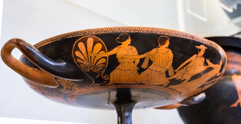 Euaion Painter - Arv 796 117 - Theseus And Skiron - Boreas And Oreithyia - Theseus Pursuing Woman - Frankfurt Am Β 406 - 