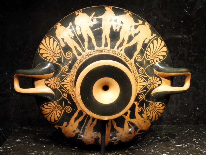 Red-Figure Kylix By The Euaion Painter, Terracotta, Athens, Probably 470-460 Bce - Nelson-Atkins Museum Of Art - 