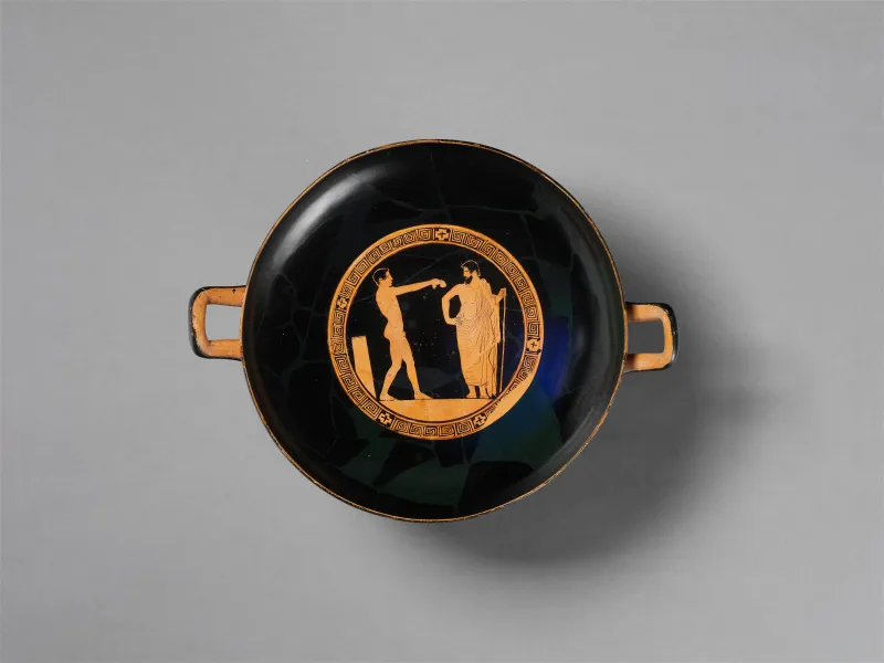 Terracotta Kylix (Drinking Cup) Met 