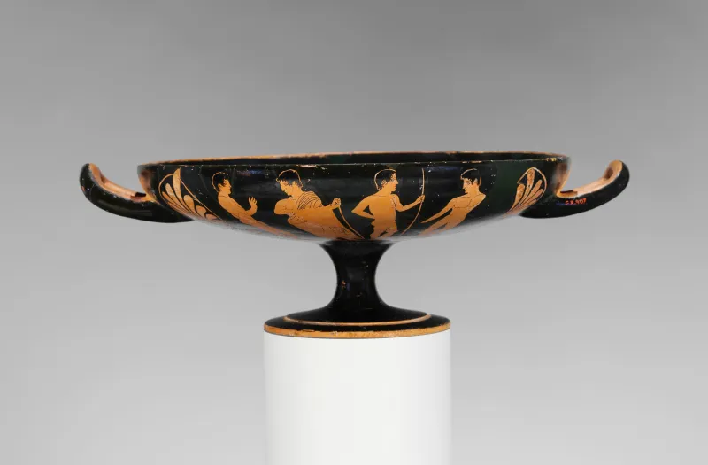Terracotta Kylix (Drinking Cup) Met 