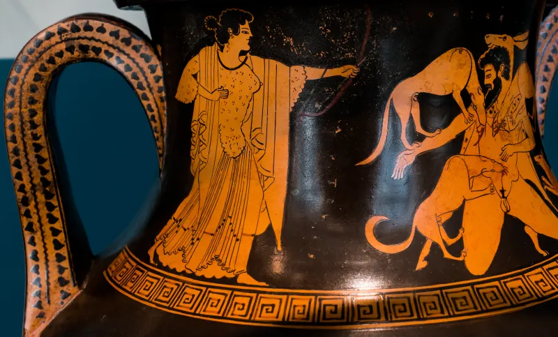 Eucharides Painter Arv 227 8Ter Death Of Aktaion - Death Of Argos 