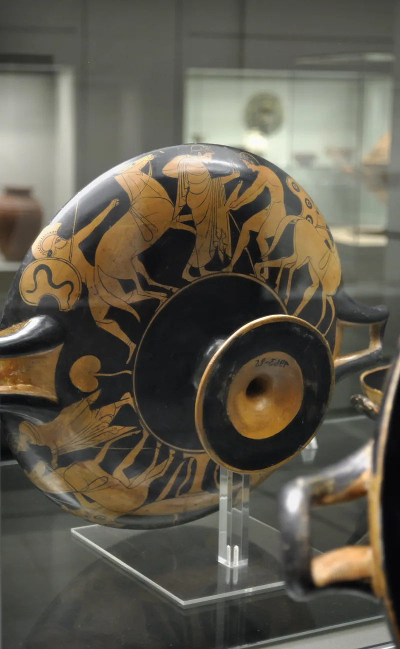Attisch-Rotfigurige Schale Des Rückseite, Hetjens-Museum Düsseldorf 