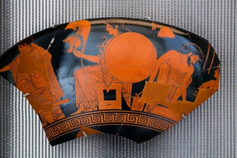 Euergides Painter Arv 92 64 Athena Protects Potters And Metalworkers And Sculptors 