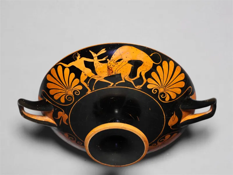 Terracotta Kylix (Drinking Cup) Met 