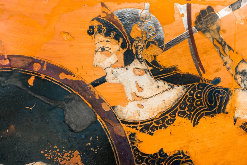 Euphiletos Painter - Abv 322 3 - Athena Promachos - Chariot Race - München As 1452 - 