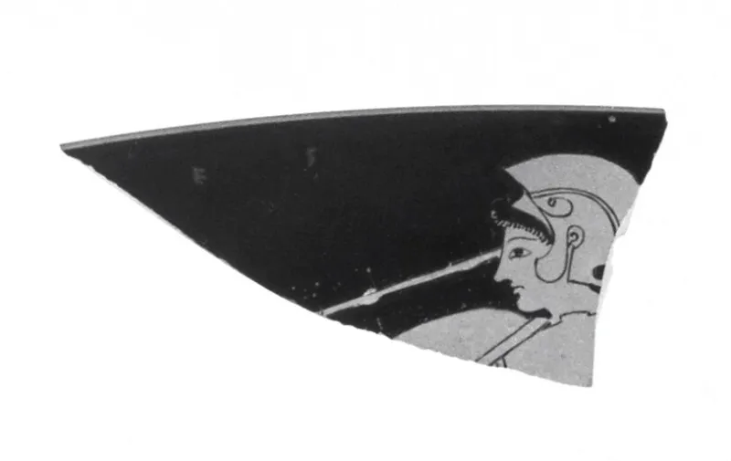 Attic Red-Figure Cup Fragment, By Euphronios (Getty 