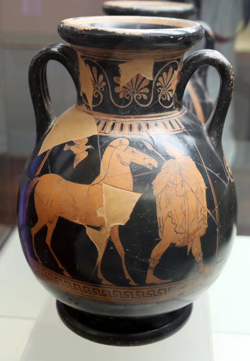 Euphronios Pelike Con Giovani, 500 Ac 